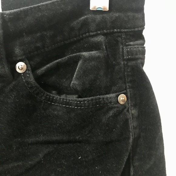 Black Velvet Skinny Pants - Picture 7 of 8